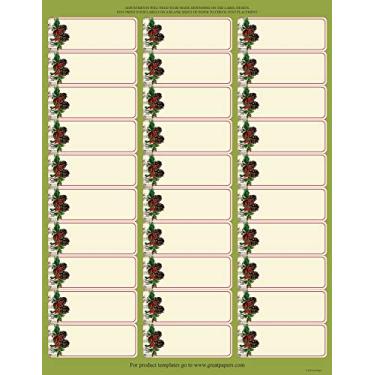 Imagem de Great Papers! Etiqueta de endereço Pinecone Guland 30-Up, 5 folhas/150 etiquetas, 2,5 x 6,7 cm (2014068)
