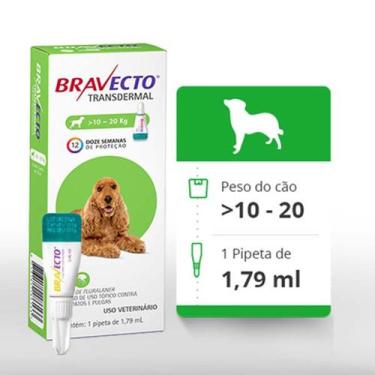 Imagem de Bravecto Transdermal Para Cães De 10 A 20 Kg - 500 Mg - Msd Saúde Anim