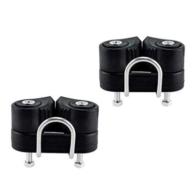 Imagem de 2 peças de rolamento de esferas composto preto came de barco à vela e âncora de caiaque