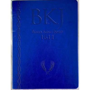 Imagem de Biblia Bkj1611 Ultrafina Ampliada - Azul