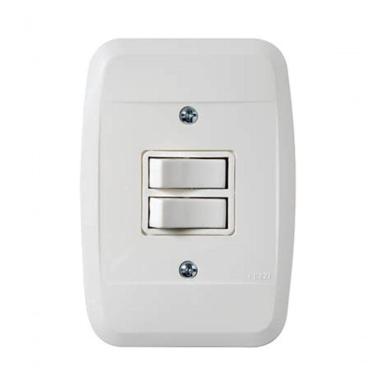 Imagem de Interruptor Embutir Simples 2 T.s Branca 42100 - Pezzi