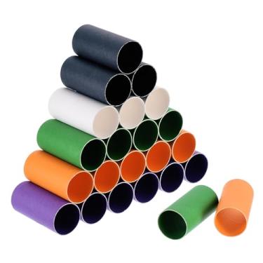 Imagem de PATIKIL Tubos de papelão de 9,5 cm, rolos de papel higiênico de 100 peças para artesanato, tubos TP, rolos de papel toalha vazios, resistente, 3,8 cm de diâmetro, grosso para arte em sala de aula,