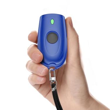 Imagem de Alacrity Scanner de código de barras portátil 1D CCD sem fio com alça de pescoço ajustável, Bluetooth 3 em 1 com fio USB sem fio 2,4G, mini leitores de código de barras leves para computador, tablet,