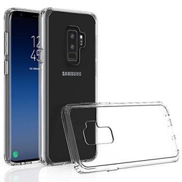 Imagem de Puxicu Capa transparente para Samsung Galaxy S9+, capa para Galaxy S9 Plus, capa para Samsung S9 Plus, capa de telefone acrílica minimalista, transparente, leve