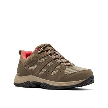 Imagem de Columbia Tênis feminino de trilha para caminhada, Coral vermelho (Pebble Red), 8.5