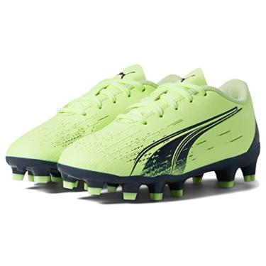Imagem de PUMA Ultra Play FG/AG Soccer (Toddler/Liitle Kid/Big Kid) Fizzy Light/Parisian Night/Blue Glimmer 4.5 Big Kid M