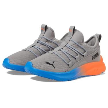 Imagem de PUMA Tênis infantil unissex One4all (criança pequena), Stormy Slate-cool Cobalto-ultra laranja, 12.5 Little Kid