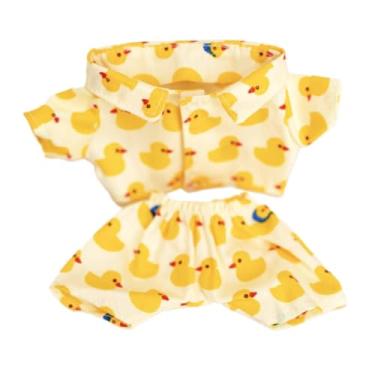 Imagem de Kokiya Mini roupas de boneca, roupas de boneca, acessórios de boneca adoráveis, fantasias de boneca de presente para meninas, brinquedo de boneca faça você, Pato Amarelo