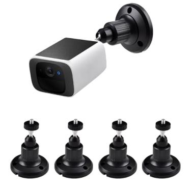 Imagem de Pacote com 4 suportes de parede ajustáveis compatíveis com eufyCam 2C/2C Pro, 2/2 Pro, 3C/S300, 3/S330, também adequado para Arlo, Arlo Pro, Ring Stick Up Cam com fio/câmera com bateria