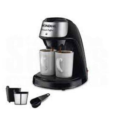 Imagem de Cafeteira Elétrica Mondial Smart Coffee Com 2 Xícaras Preto