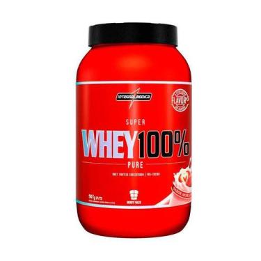 Imagem de Super Whey 100% Pure, Morango 907g - Integralmedica, 900g, Morango