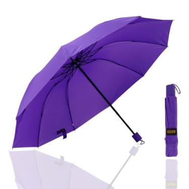 Imagem de Guarda Chuva Grande Reforçado Cabe Na Bolsa Colorido Liso  1020 - FP E