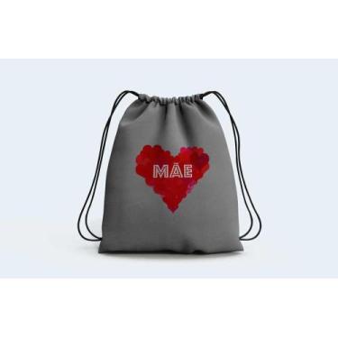 Imagem de Mochila Saco Presente Personalizado Mãe Corações - Deluzz