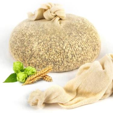 Imagem de 71 cm, pacote com 15 sacos de infusão de algodão, grãos e especiarias, sacos de musselina, sacos de imersão para grãos secos de salto, cerveja, grãos de vinho, nozes, leite, frutas, lúpulo, hidromel