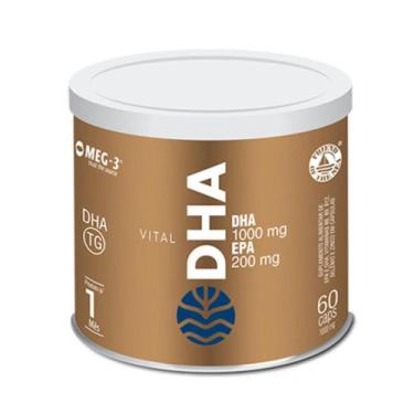 Imagem de Vital Dha 1000mg Epa 200mg 60 Cápsulas - Vital Âtman, Sem Sabor