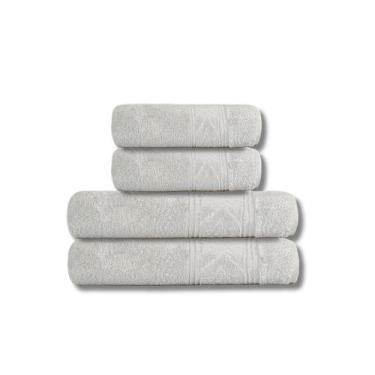 Imagem de Toalhas Premium Kit 4 Peças Absorção Superior e Suavidade - Bella Enxo