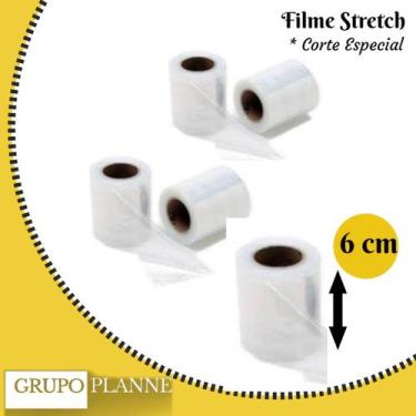Imagem de FILME STRETCH CORTE 6cm 60mm 1' - Grupo Planne, 40 unidades