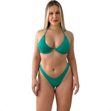 Imagem de Biquíni Aro Inteiro Aviador Asa Delta Lançamento Verão Fio Dental Dupl