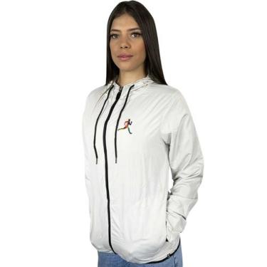 Imagem de Jaqueta Corta Vento Feminina WSS Run Colors - WSS Brasil, Branco, M
