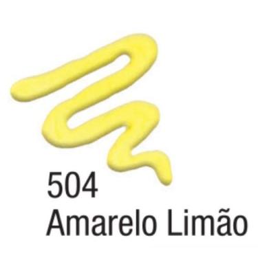 Imagem de Tinta para Tecido Acripuff Expansão a Calor 35ml Acrilex, AMARELO LIMÃ