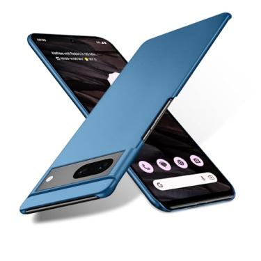 Imagem de Bastmei Capa para Google Pixel 7a 5G, extremamente leve, ultrafina, proteção de câmera, capa rígida de policarbonato para Google Pixel 7a 5G (azul cascalho)