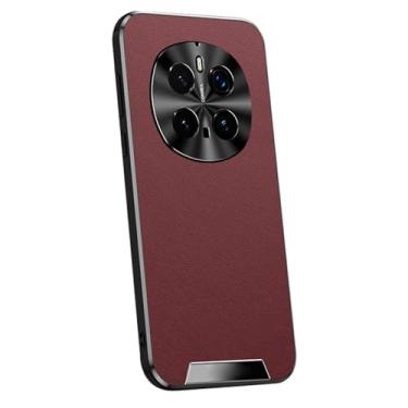 Imagem de HAO RIYLN Capa protetora para celular Honor Magic 7 Pro/7, capa de proteção de lente com tudo incluído, ajuste fino, à prova de choque, anti-impressão digital, vermelha, 7Pro