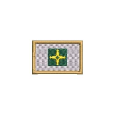 Imagem de BE0154-031 Bandeira Distrito Patch Bordado 3,8×2,5cm (D-Arquivo Matriz para bordar.)