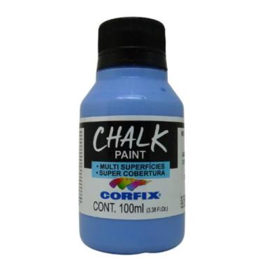 Imagem de Tinta Chalk Paint Corfix 100ml - 23100, 389 - AZUL STYLO