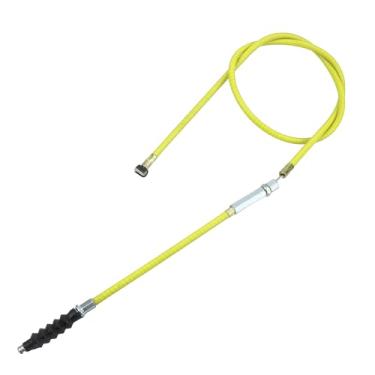 Imagem de PowerMotor Cabo de embreagem de 38,35'' 980 mm cabo de acelerador ajustável substituição universal para motocicleta 110cc 125cc 140cc Pit Dirt Stroke Bike - amarelo