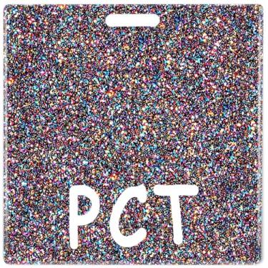 Imagem de Abamilaka Porta-cartões Iridescentes PCT Badge Buddy Glitter Badge Reel Card Gifts Bling Horizontal Acrílico Colega de Trabalho Acessórios de Enfermagem Etiquetas de Identificação Cartões de