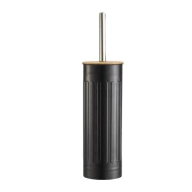 Imagem de Escova Sanitaria Banheiro em Inox Fluted Preto Jolitex