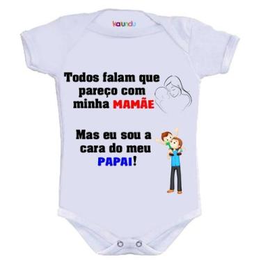 Imagem de Body Divertido - Cara do Papai - KALUNDU KIDS, GG
