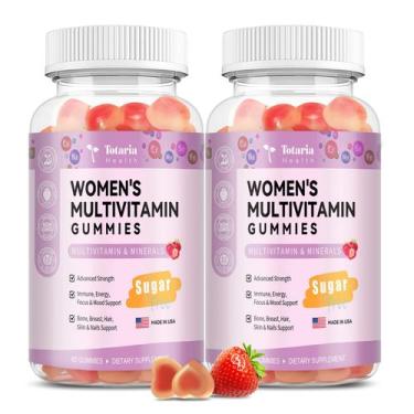 Imagem de Gomas multivitamínicas Totaria Sugar Free Women 14+ com inositol