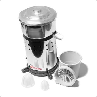 Imagem de Espremedor De Sucos Inox Grande Bivolt Extrator Suco Laranja - Kd Elet
