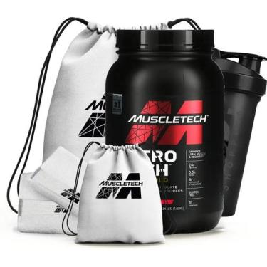 Imagem de Whey Protein Nitro Tech Gold 1kg + Kit Academia Branco - Muscletech (d