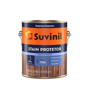 Imagem de Verniz Stain Acetinado Suvinil 3,6L, Mogno