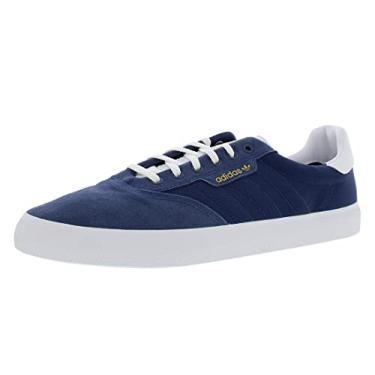 Imagem de adidas Originals Tênis unissex adulto 3mc, Índigo/branco/dourado metálico, 13.5