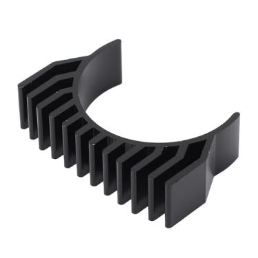 Imagem de WALFRONT Motor de Liga de Alumínio Motor de Calor do Dissipador de Calor Acessórios Impressora 3D Dissipação de Calor Eficiente para K1 K1C K1 Motor de Extrusão Máxima (Preto)