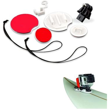 Imagem de Kit De Fixação Gopro Para Pranchas De Surf Na Cor Preta