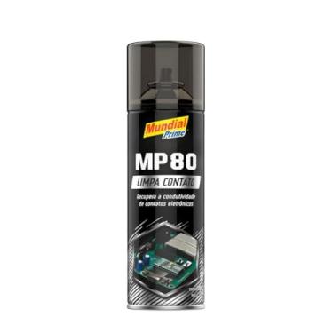 Imagem de Limpa Contato Elétrico MP80 Mundial Prime, Spray 300ml, Remove Oxidação e Poeira