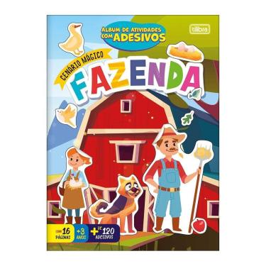 Imagem de Caderno de atividades Cenário Mágico Fazenda 8 fls Tilibra