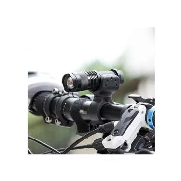 Imagem de Suporte De Farol Lanterna Para Guidão Bicicleta Bike 360º