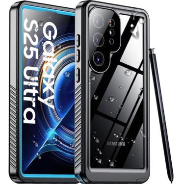 Imagem de Capa de telefone Temdan à prova d'água com lente para Samsung Galaxy S