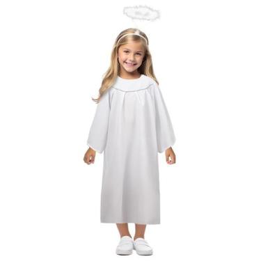 Imagem de Fantasia de anjo infantil HOMELEX com vestido de Natal Halo
