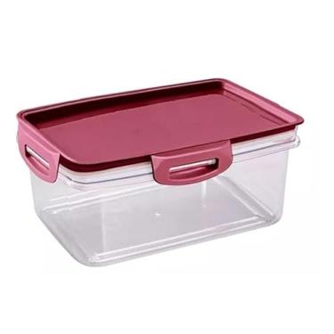 Imagem de Porta Mantimentos Trava Mais Retangular Cristal 2,6L Plasútil