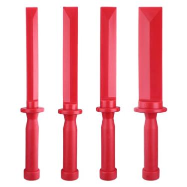 Imagem de Conjunto de raspadores de cinzel de plástico sem marcas de 4 peças, ferramenta raspadora resistente a produtos químicos, ferramenta de remoção de lâmina de plástico resistente a produtos químicos