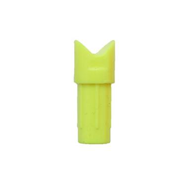Imagem de SAS Southland Archery Supply Crossbow Nock Half Moon .303 - Dozen 12/Pack - Feito nos EUA (amarelo neon)