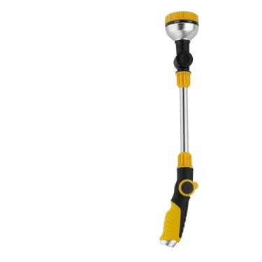 Imagem de Mangueira Expansível 30m: 8 Modos de Pulverização, Pistola à Prova de Vazamentos e Ferrugem. (Nº 2 arma de água amarela)