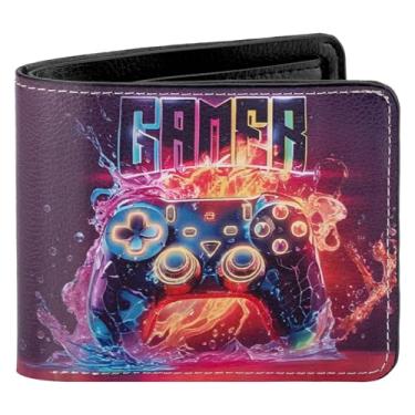 Imagem de bipkonu Carteira infantil para meninos, para crianças de 5 a 7 anos, 8 a 10, 9 a 12 anos, 12 a 14, com bloqueio de RFID, bolso para moedas, presente de aniversário de Natal para adolescentes, meninos