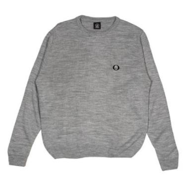 Imagem de Tricot Volcom Dagger Cinza Mescla-Masculino